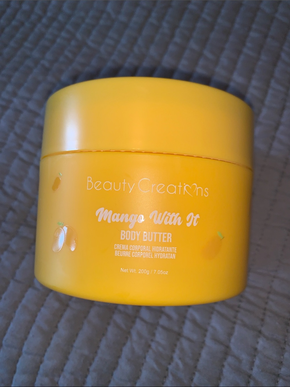 LARGE Beauty creations “mango with it” body butter New
